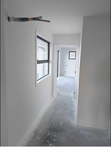 New home corridor painting in progress by Smart Finish
